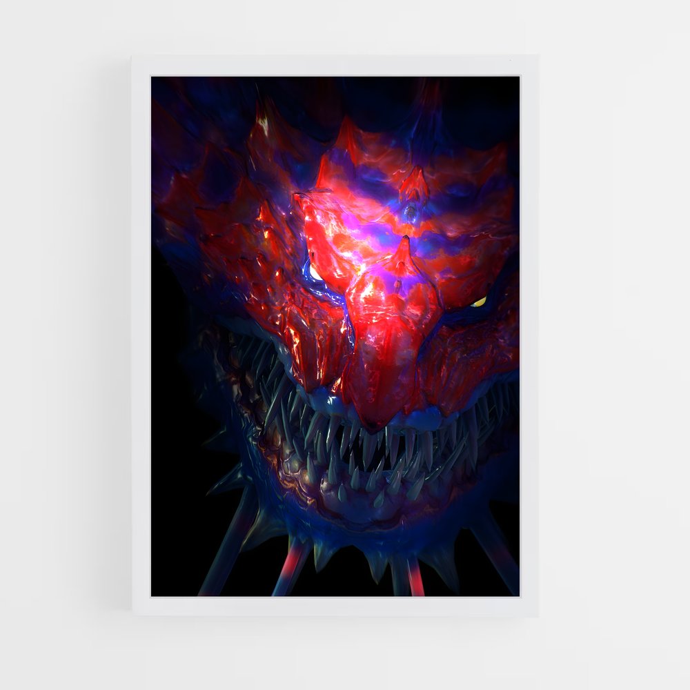 Poster Tête de Monstre – affiche Monster Hunter (vue 3)